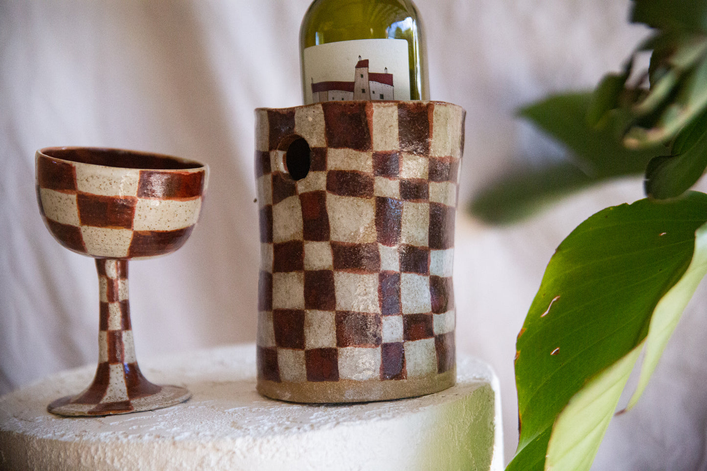 Checker Wine Cooler